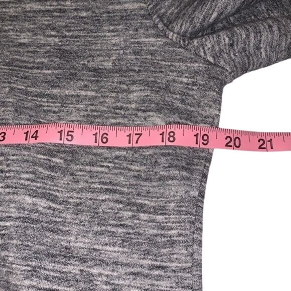 Reflex Womens Heather Gray Pullover Hoodie M Drawstring Kangaroo Pocket Cotton/P - Picture 9 of 9